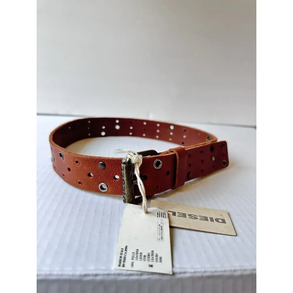Diesel boys leather belt NWT size 4 y.o.